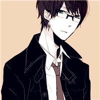 带眼镜的男生卡通头像
