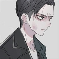 卡通忧郁男生头像