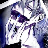 紫色头像动漫男生