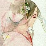 忧郁古风动漫女生头像