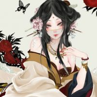 忧郁古风动漫女生头像