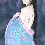 忧郁古风动漫女生头像