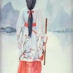 忧郁古风动漫女生头像