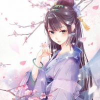 忧郁古风动漫女生头像
