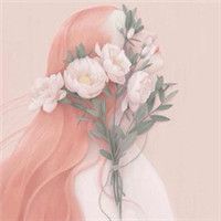 忧郁古风动漫女生头像