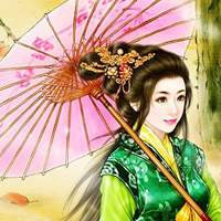 忧郁古风动漫女生头像