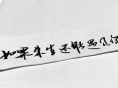 如果有来生的优美句子