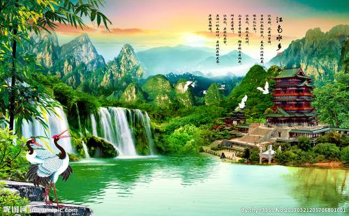 描写家乡山水的说说