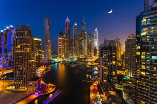 描写夜景灯的说说