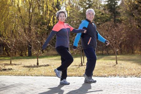 关于晨练的说说