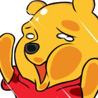 可爱的脸贴玻璃头像