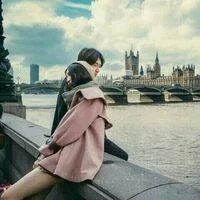 幸福甜蜜情侣头像一左一右
