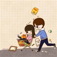 qq漫画情侣头像