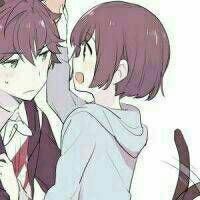 qq漫画情侣头像