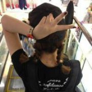 剪刀手靓丽女生头像 剪刀手女生qq头像
