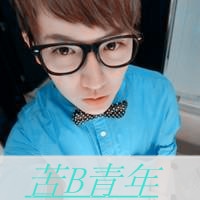 眼镜男生非主流带字头像