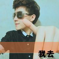 眼镜男生非主流带字头像