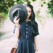 戴帽子时尚女生头像 戴帽子的女生头像