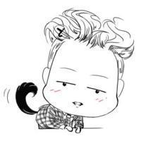 简笔画卡通微信头像图片