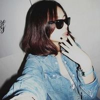唯美女生牛仔控头像