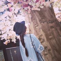 淡蓝色的唯美女生头像