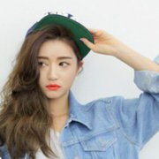 穿牛仔衣服的女生头像