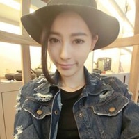 穿牛仔衣服的女生头像