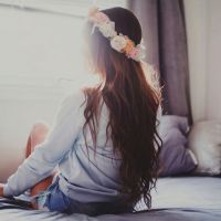 落寞背影女生头像