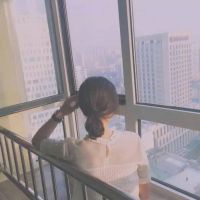 灰色伤感个性情侣头像女生