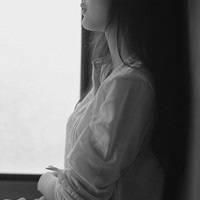 灰色伤感个性情侣头像女生