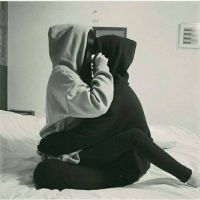 灰色伤感个性情侣头像女生