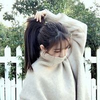高领毛衣女孩QQ闺蜜头像