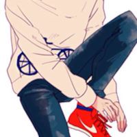 白衬衫男生个性头像