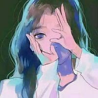 二次元情侣头像一左一右唯美清纯