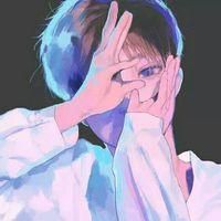 二次元情侣头像一左一右唯美清纯