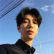 蓝色背影图片男生头像 深蓝色男生头像
