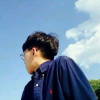 蓝色背影图片男生头像