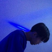 蓝色背影图片男生头像
