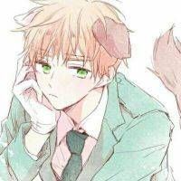 粉色动漫头像男生