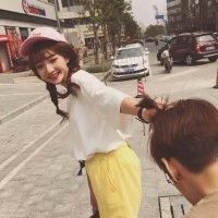 非主流情头一男一女分开