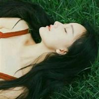 森系侧脸唯美女生头像