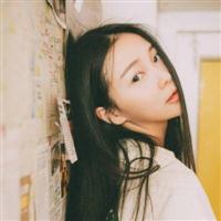 森系侧脸唯美女生头像