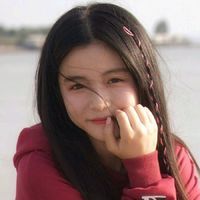 红色唯美女生头像