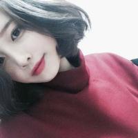 红色唯美女生头像