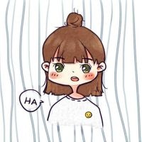 卡通的情头一男一女小清新