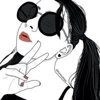 动漫女生扎头发的头像