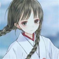 动漫女生扎头发的头像