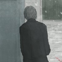 帅气的卡通男生背影头像图片