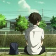 帅气的卡通男生背影头像图片