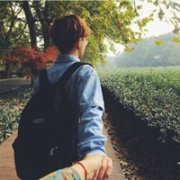 树林里qq情侣头像一男一女